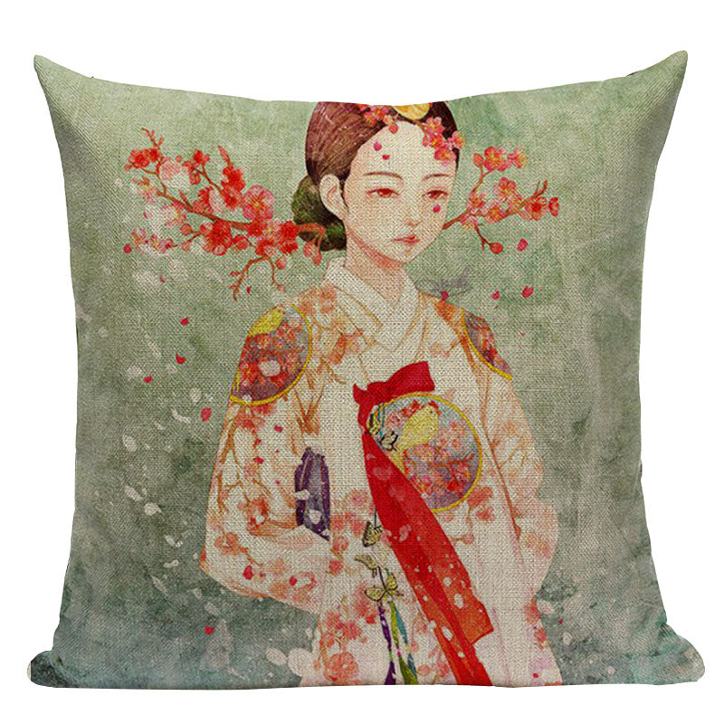 Housse De Coussin Geisha
