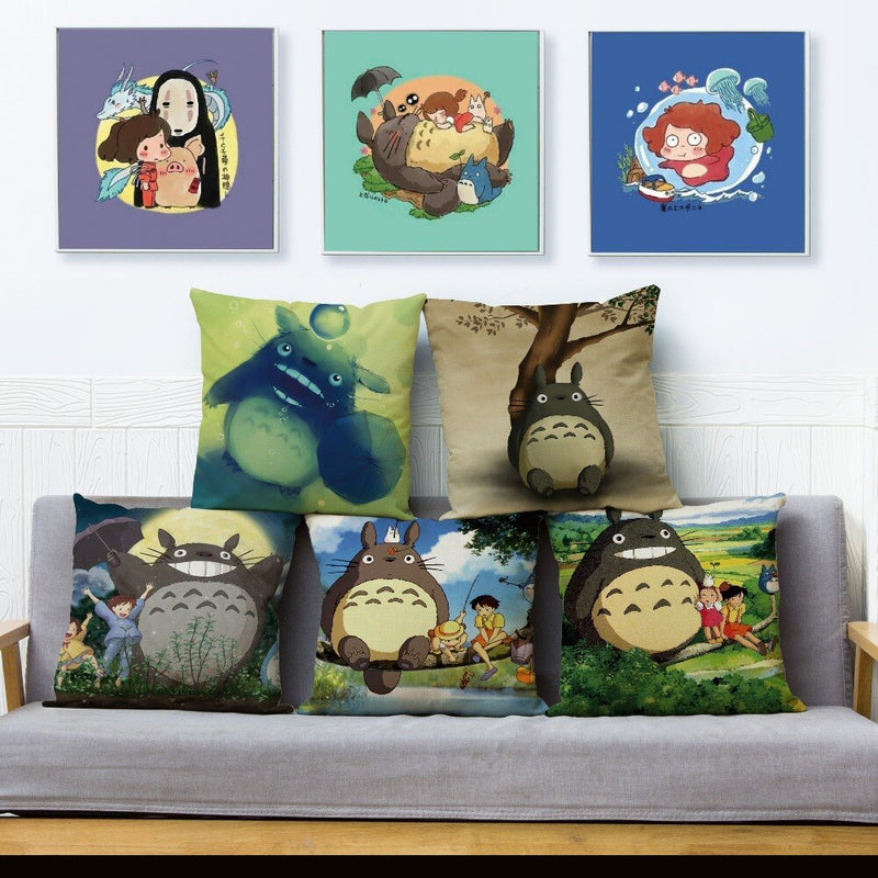 Housse Coussin Japonais Dessin Anime