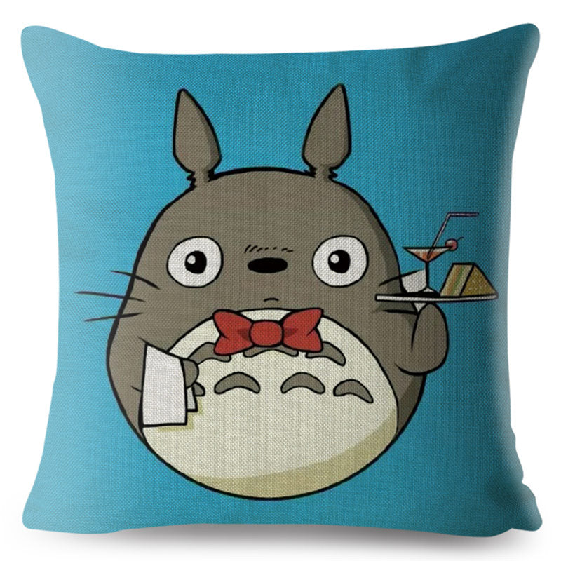 Housse Coussin Japonais Totoro Kawaii Style