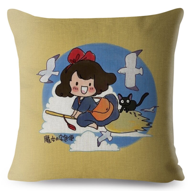 Housse Coussin Japonais<Br/ > Totoro Animé