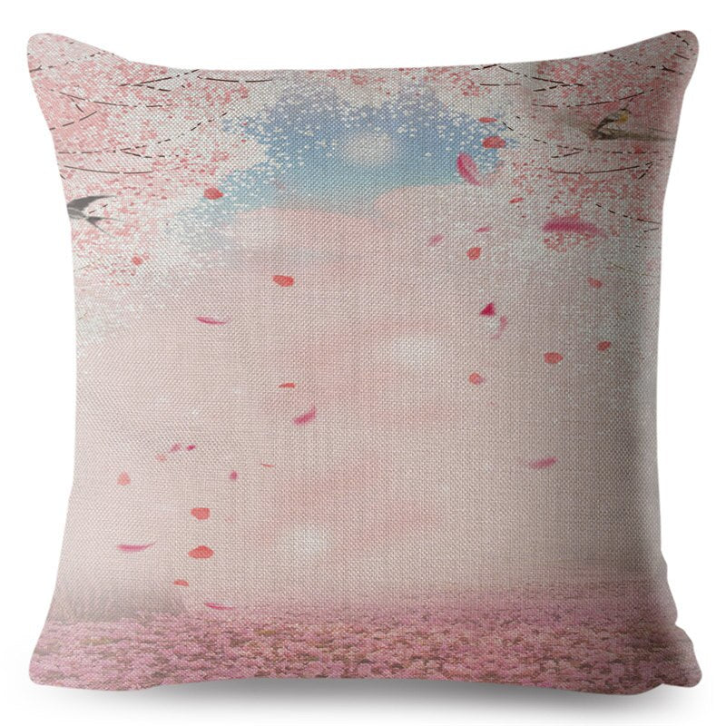 Coussin Fleur Japonais