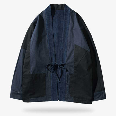 Veste haori reversible. Cardigan qui se porte par dessus un kimono
