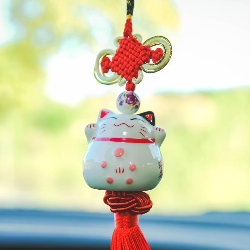 Maneki Neko Pendentif Voiture