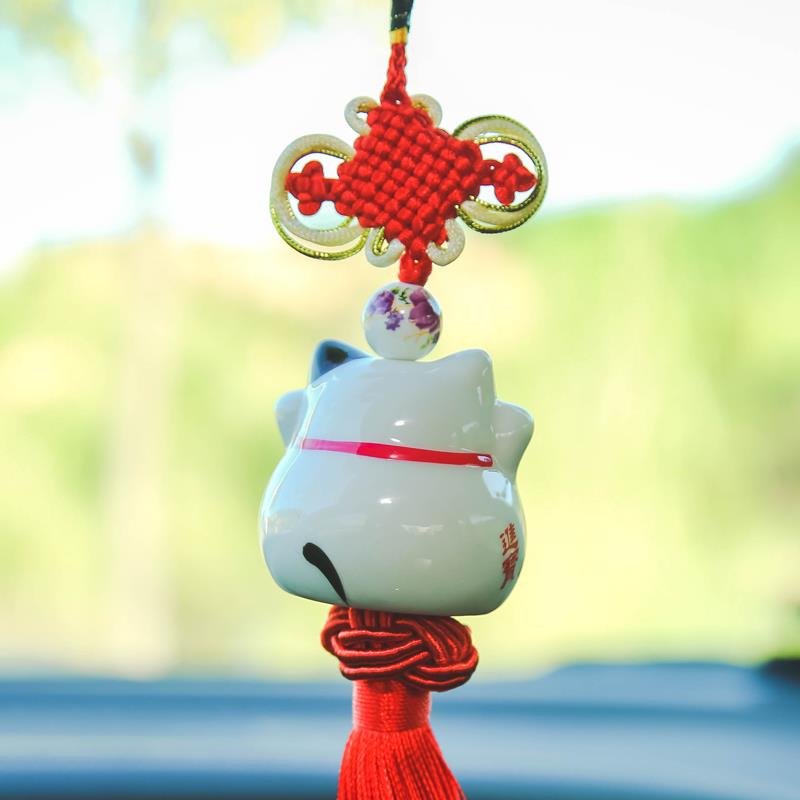 Maneki Neko Pendentif Voiture
