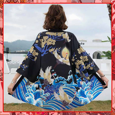 KIMONO-VESTE-TRADITIONNEL-FEMME-JAPONAIS