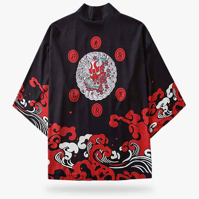 Kimono Ete Homme se porte aussi comme une veste haori. Vêtement japonais léger et confortable.