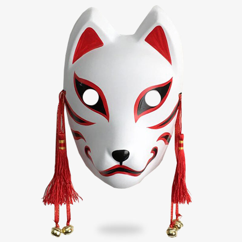 le masque d'anbu est un accessoire de ninja dans le manga Naruto. Les shinobi cachent leur visage avec ce masque kitsune