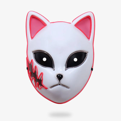 Ce masque demon slayer est un masque manga qui s'inspire du renard Kitsune