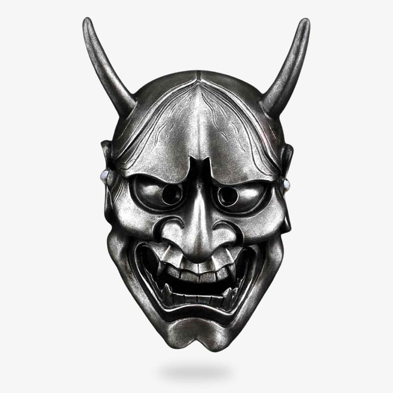 Pour cet achat masque hannya, recevez un splendide masque de démon avec des dents et des cornes