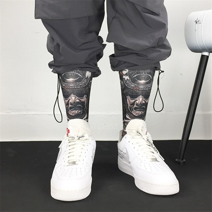Paire de chaussettes streetwear folklore japonais