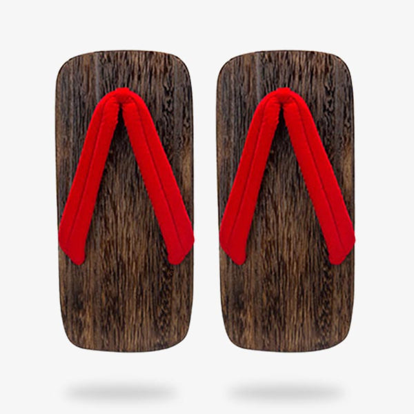 La chaussure Jiraya est une tong japonaise en bois. Elle a deux plateformes sous la semelle. C'est la chaussure Ninja !