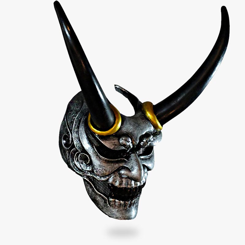 Demon Japonais Masque porté pour un déguisement de Yūrei