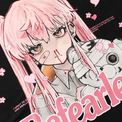 Un pull japonais avec un dessin manga