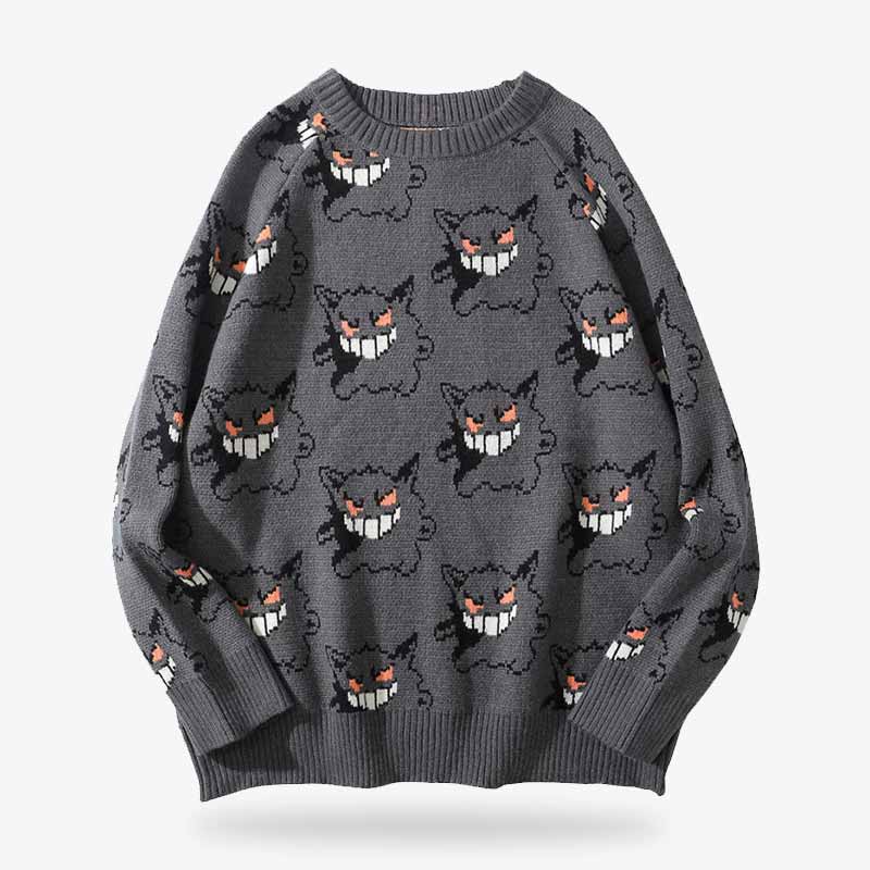 Le gengar hoodie est imprimé avec le plus malfaisant pokemon de tous les temps