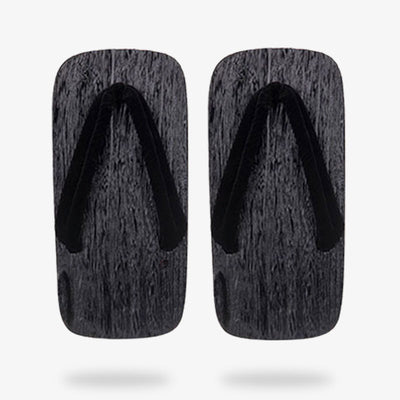 Cette paire de geta japonaise pas cher se porte avec un kimono, un yukata et des chaussettes Tabi