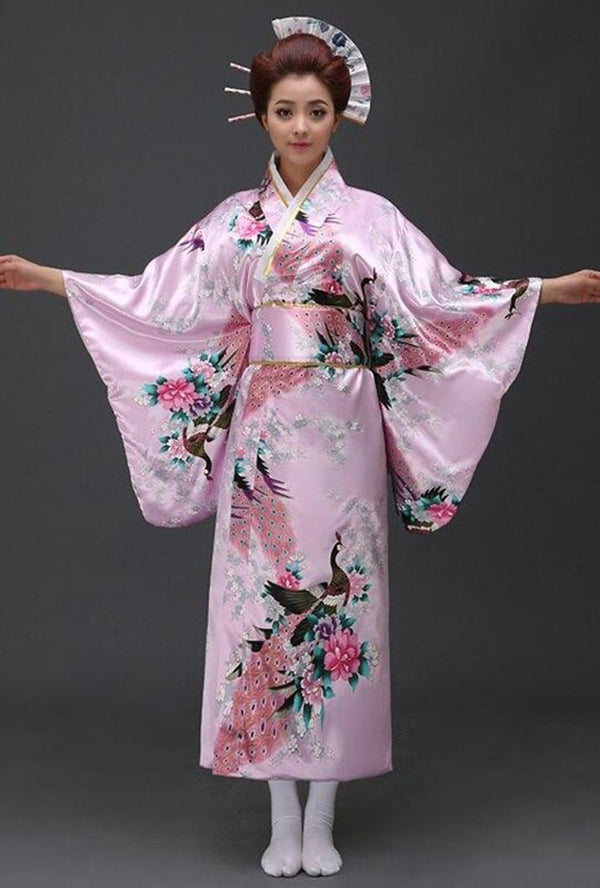 kimono-femme-long-rose
