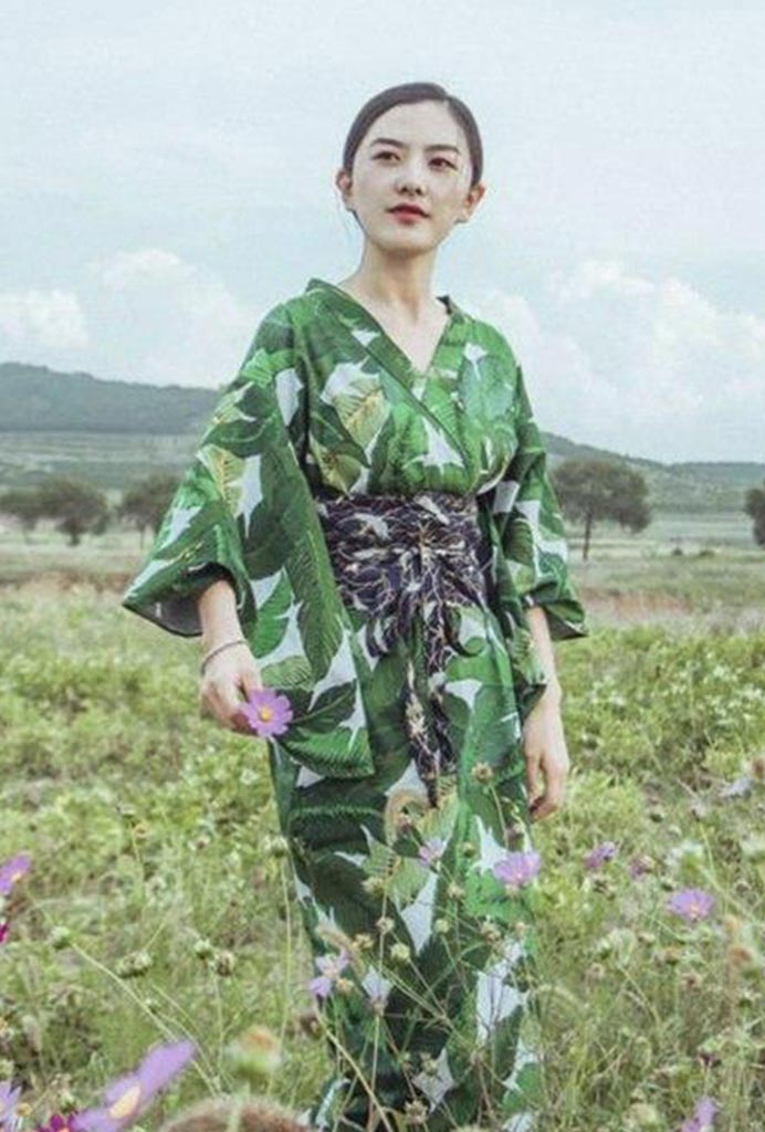 kimono-femme-vert