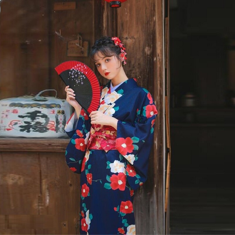 Kimono japonais femme pour cérémonie du thé