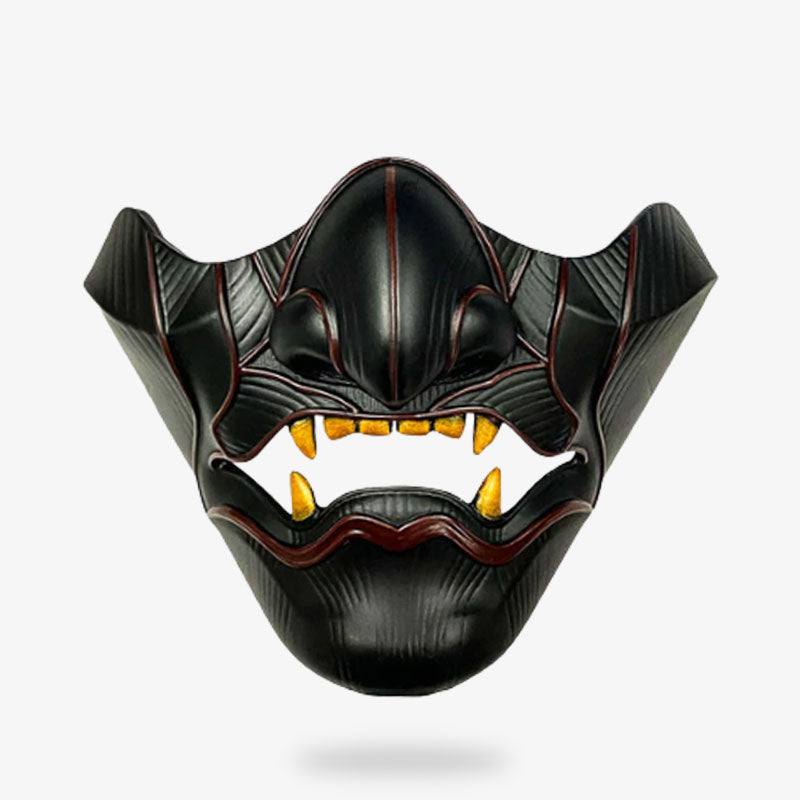 Le masque Ghost of Tshushima est un demi-visage de démon japonais oni. Ce masque est celui du samouraï Jin Sakai