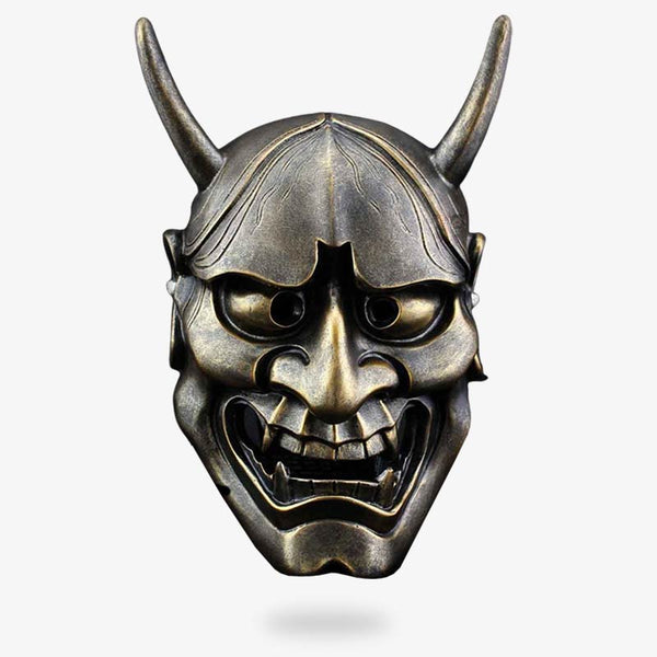 Le masque japonais achat pour les amoureux des mythes japonais. Ce masque de démon se porte pour un costume ou se met sur un mur ou une étagère pour une décoration japonaise. Le masque symbolise le démon japonais de la vengeance. Le Oni Hannya