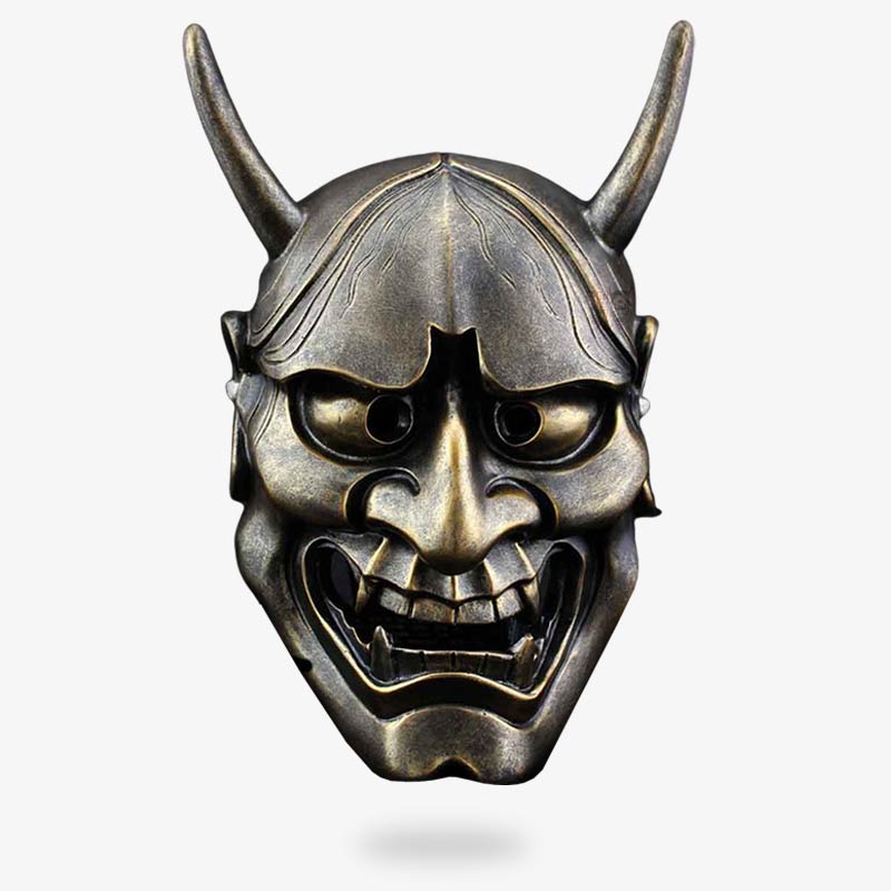 Le masque japonais achat pour les amoureux des mythes japonais. Ce masque de démon se porte pour un costume ou se met sur un mur ou une étagère pour une décoration japonaise. Le masque symbolise le démon japonais de la vengeance. Le Oni Hannya