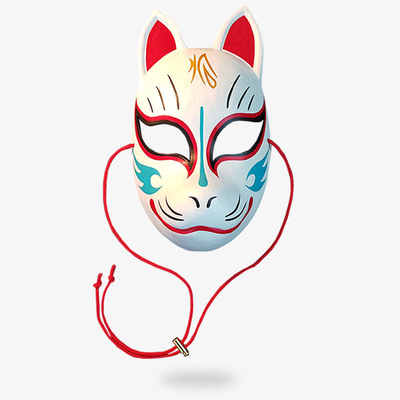 Les masques traditionnels japonais kitsune sont très populaire dans la culture pop d'harajuku et l'univers Ninja