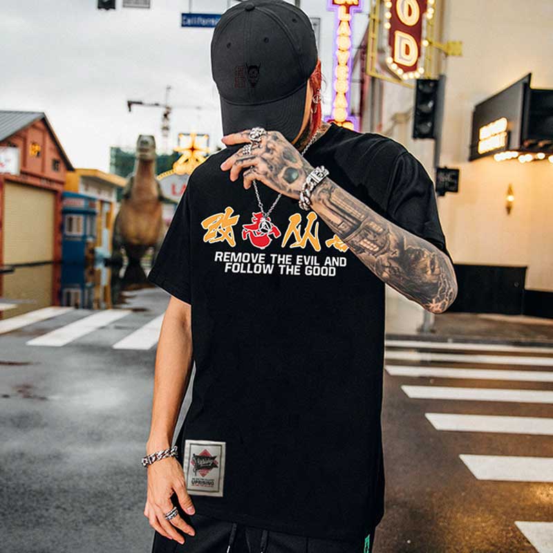 T shirt motif online japonais homme